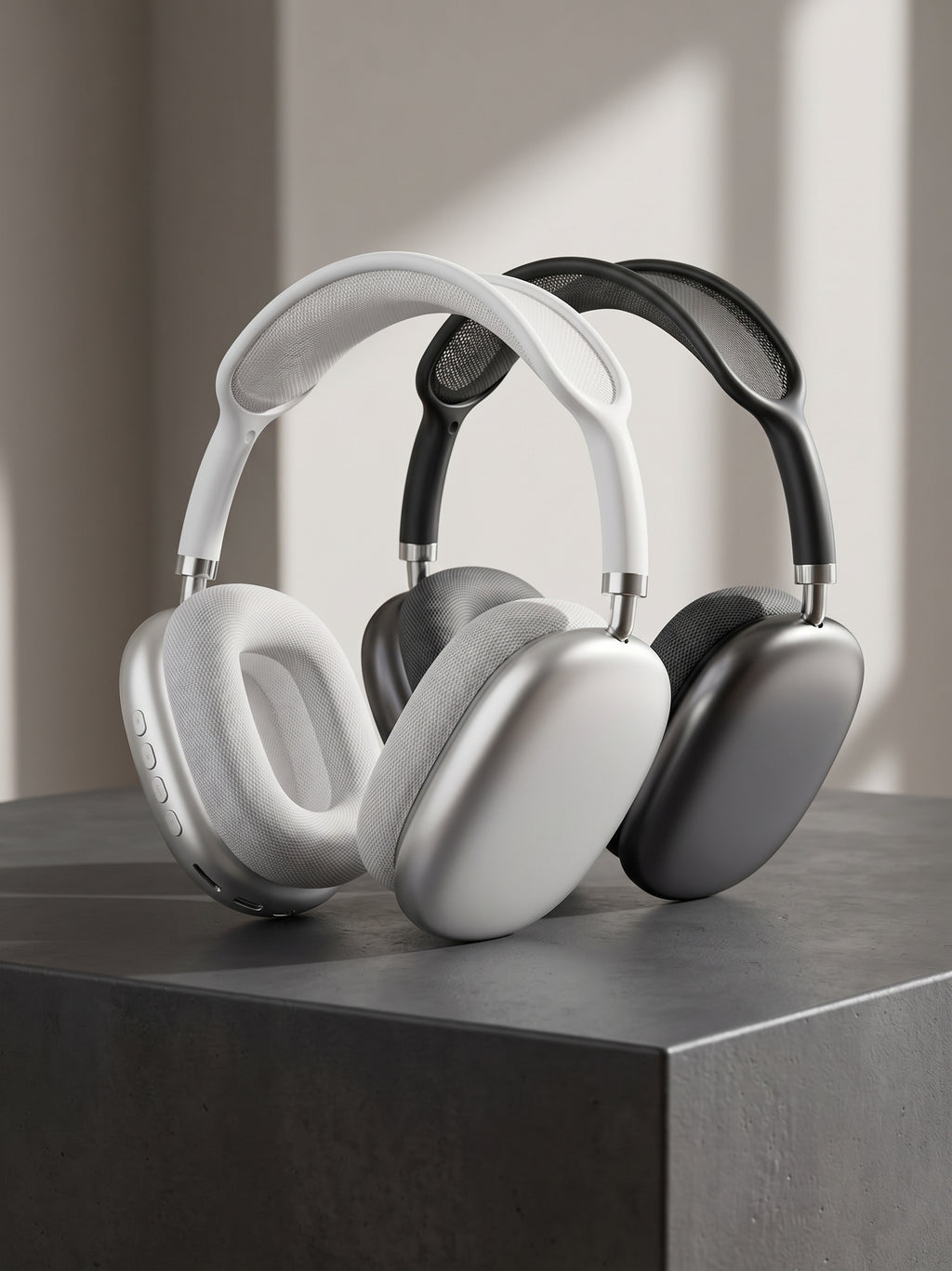 SHOPZO Studio Over-Ear Wireless Headphones (Hi-Fi Audio & BT 5.3)