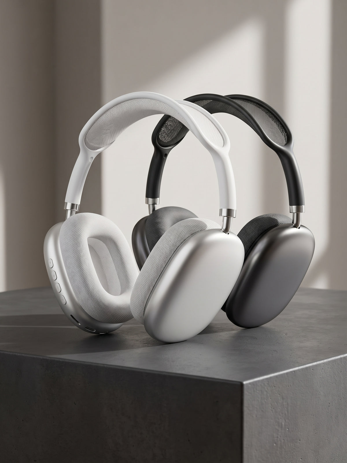 SHOPZO Studio Over-Ear Wireless Headphones (Hi-Fi Audio & BT 5.3)