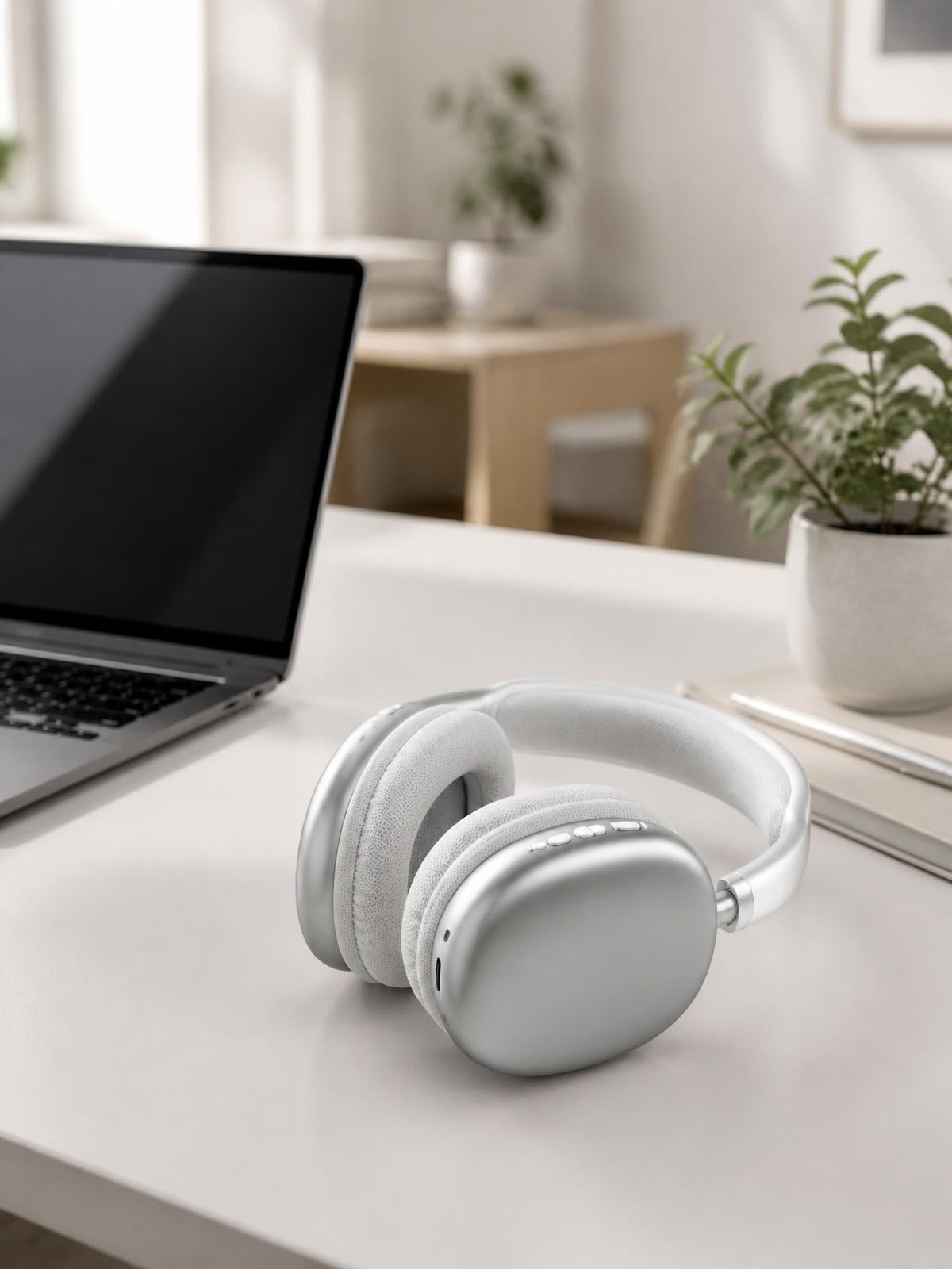 SHOPZO Studio Over-Ear Wireless Headphones (Hi-Fi Audio & BT 5.3)