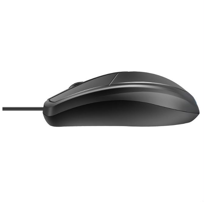 Standard Wired USB Keyboard & Mouse Combo – Ergonomic Soft-Touch Office Set طقم كيبورد وماوس سلكي يو إس بي من BIOJBE - للمكاتب والكمبيوتر